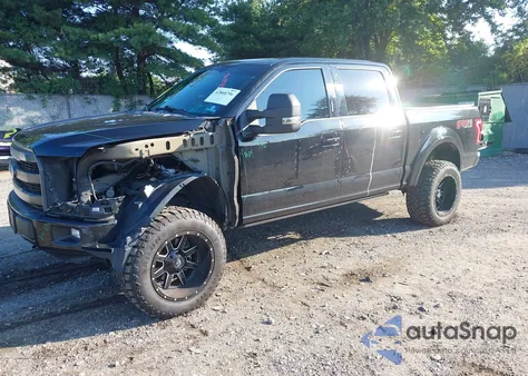 2017 Ford F-150 Lariat z USA, uszkodzony, nr VIN 1FTEW1EF7HFC18341